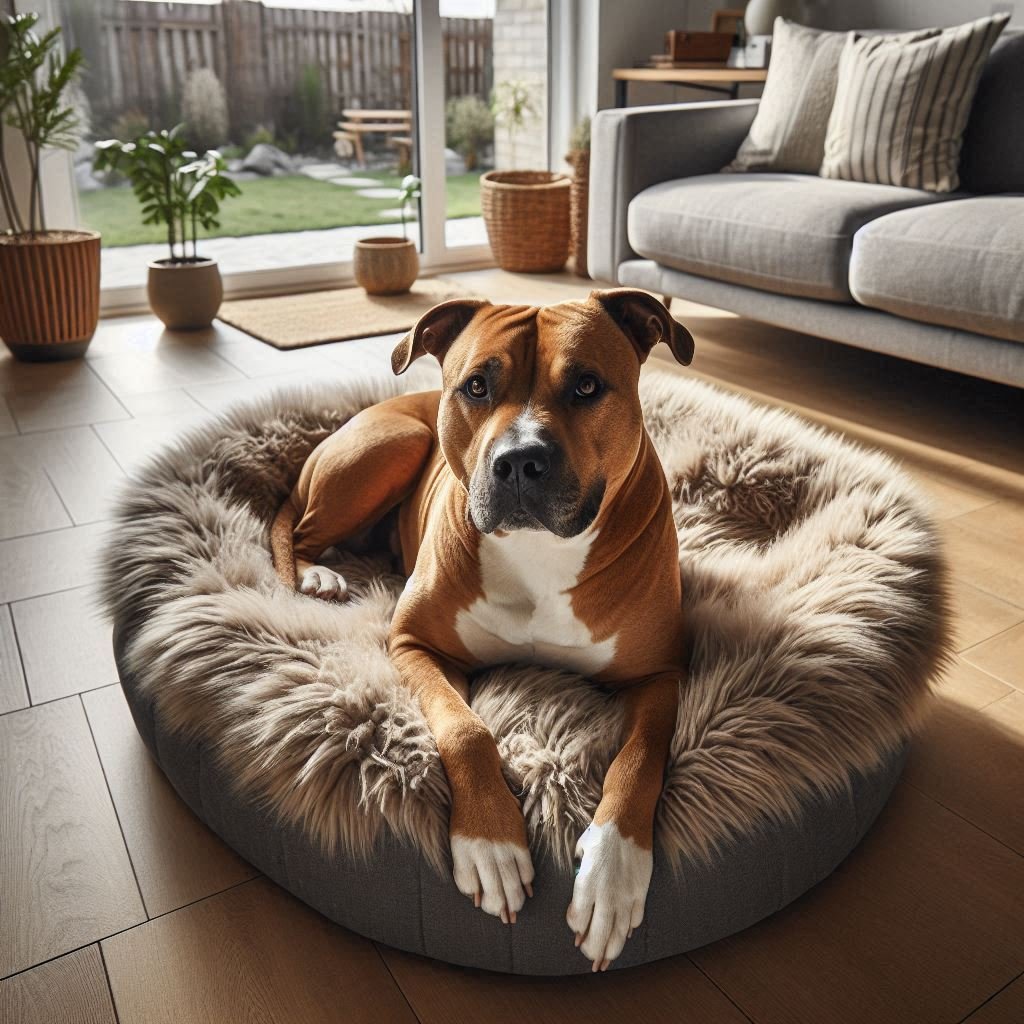 cama antiestrés para mascotas