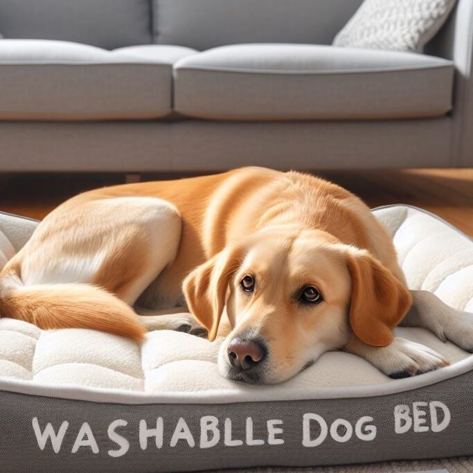 Cama lavable para perro