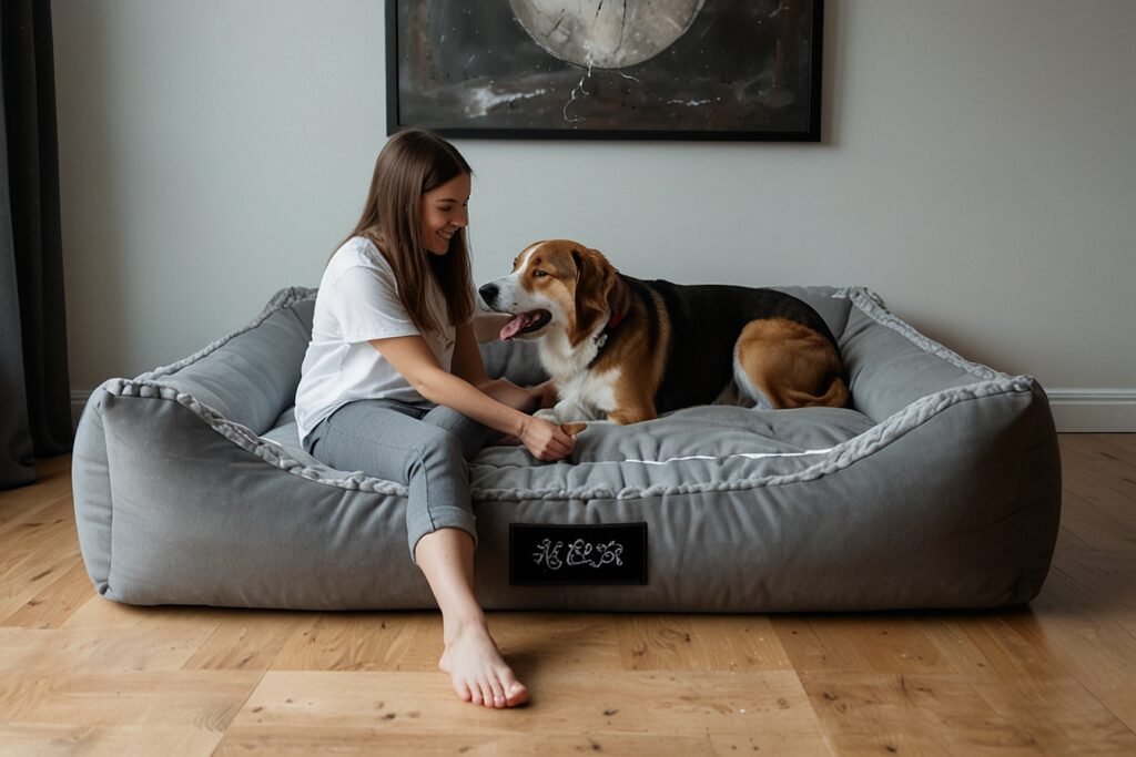 cama gigante de perros para humanos
